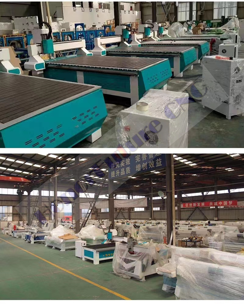 6 Head 3d Woodworking Machine 4 Axis Cnc Router for Wood Table Leg With 3Kw Spindles Wood Router