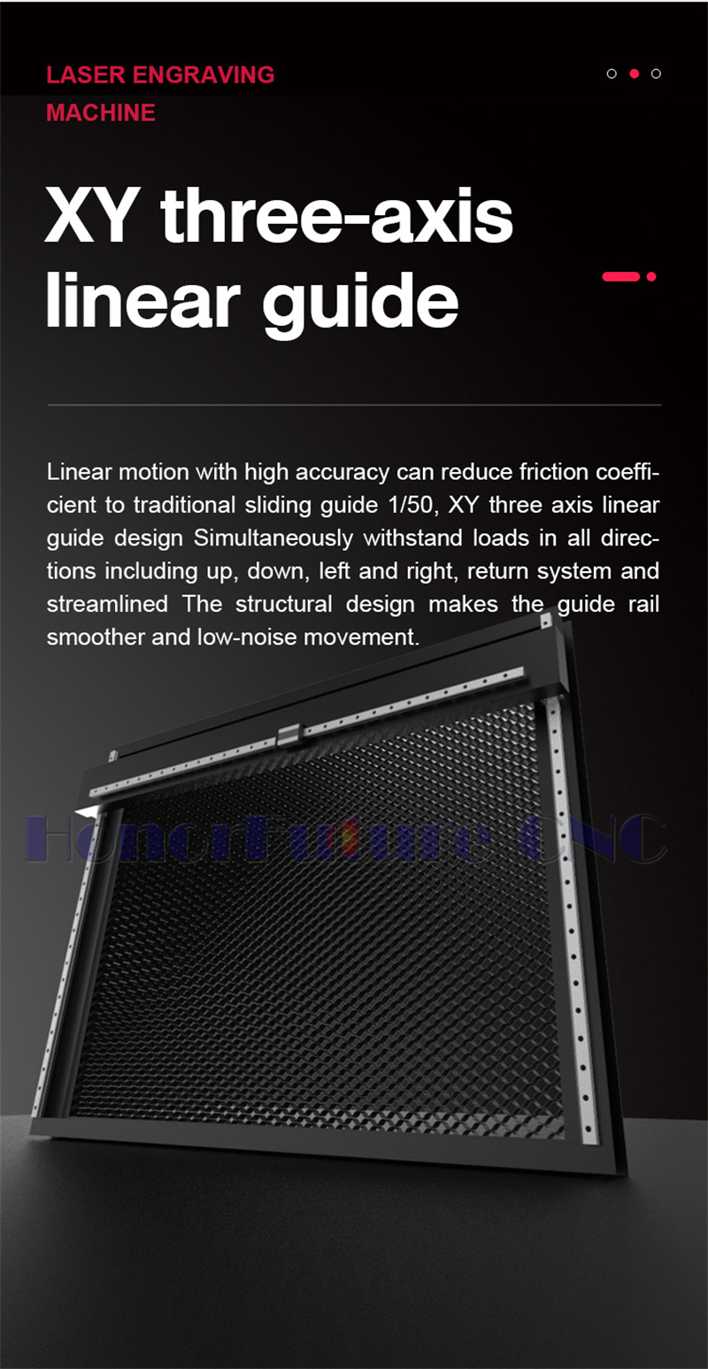 Ruida System Laser 6090/Laser 6090 Cutting Engraving Machine/Laser CO2 6090 Machine For Crystal 100W With Stepper Motor
